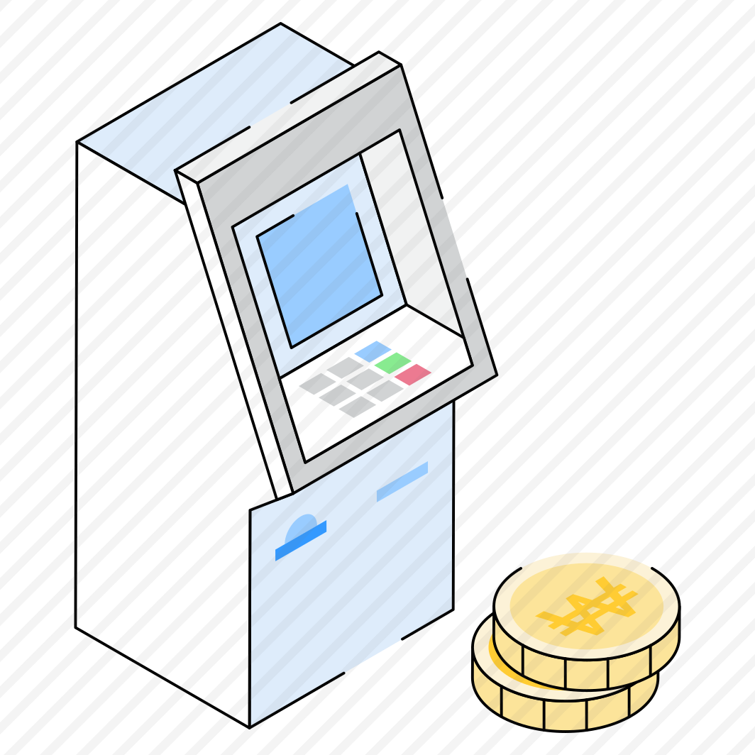 Atm, Machine, Withdrawal, Banking, Coins preview