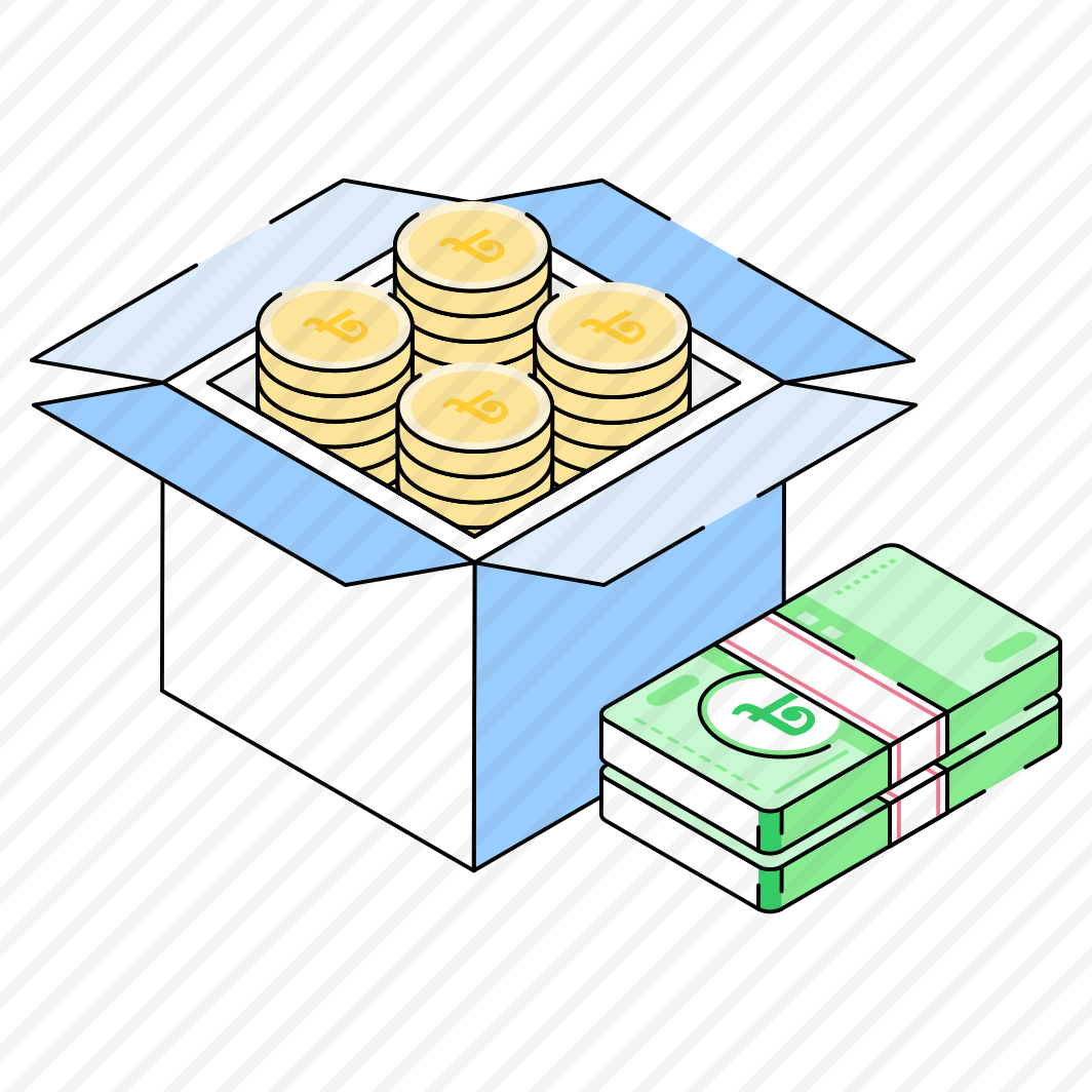Money, Box, Container, Package, Coins preview