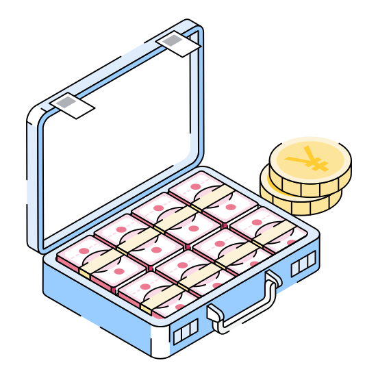 Money, Currency, Cash, Bag, Briefcase illustration