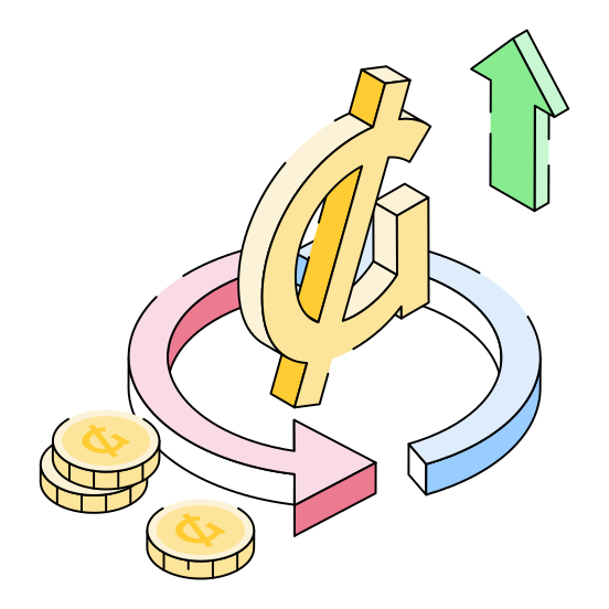 Money, Currency, Cashback, Return, Back illustration