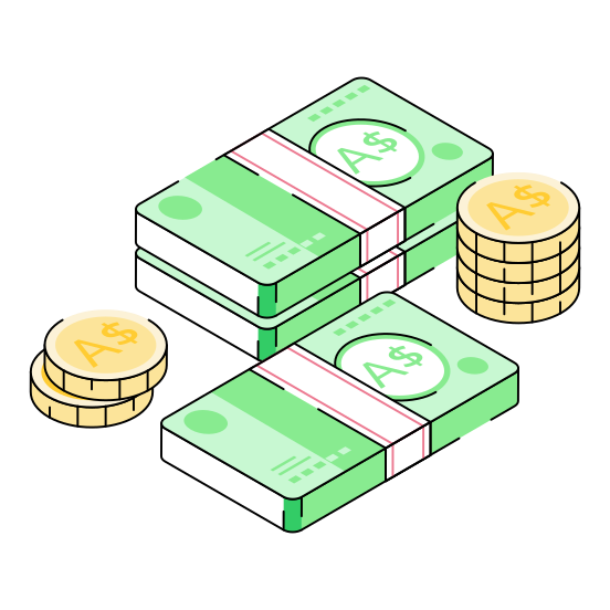 Money, Currency, Dollar, Banknote, Australian illustration