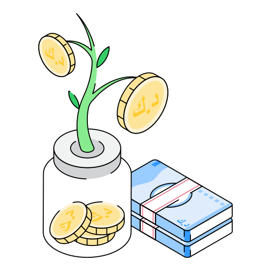Money, Currency, Saving, Profit, Revenue illustration