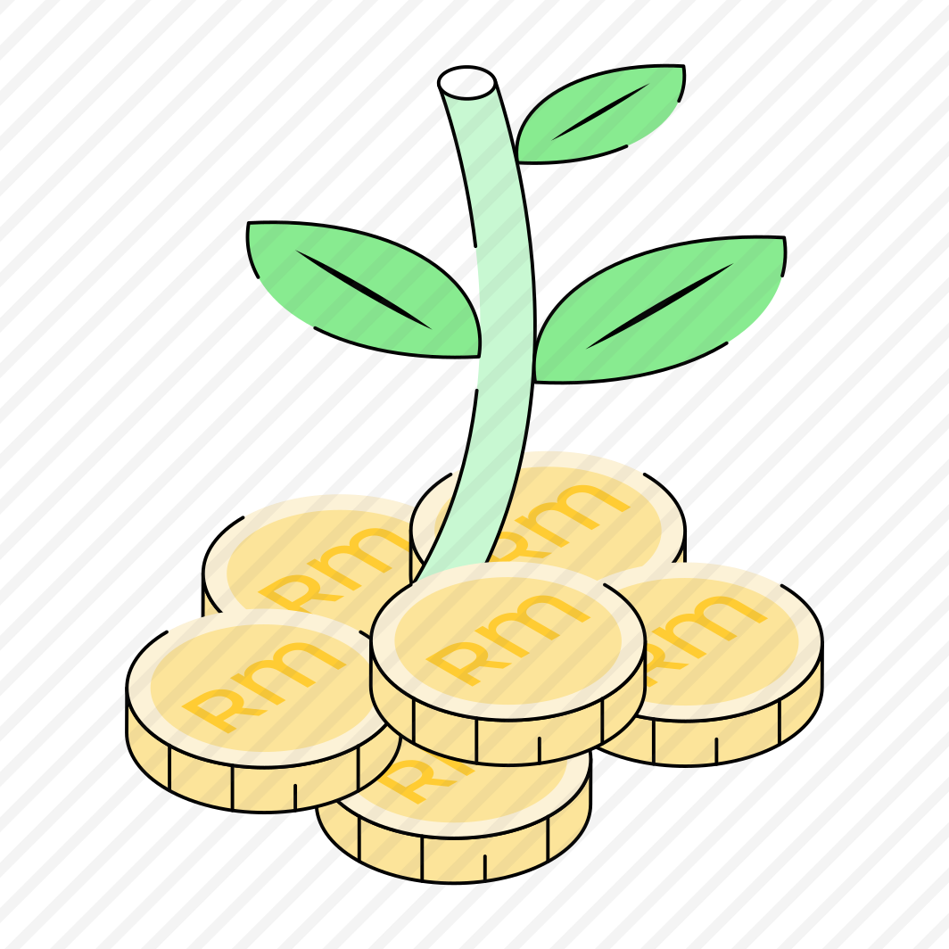 Money, Growth, Profit, Revenue, Coins preview