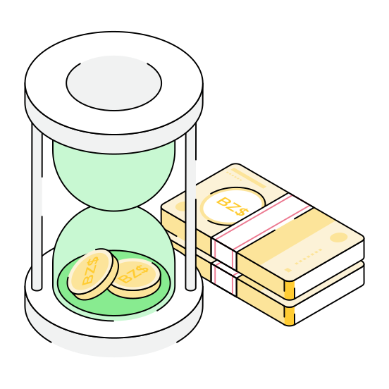 Money, Investment, Instalment, Payment, Clock illustration