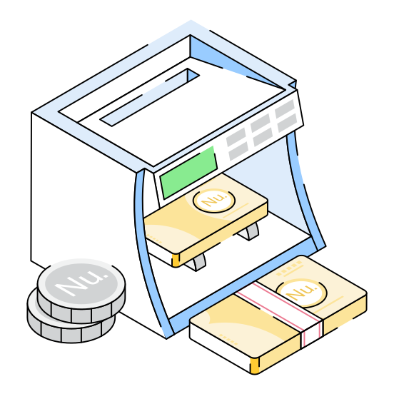 Money, Scanner, Machine, Device, Coins illustration