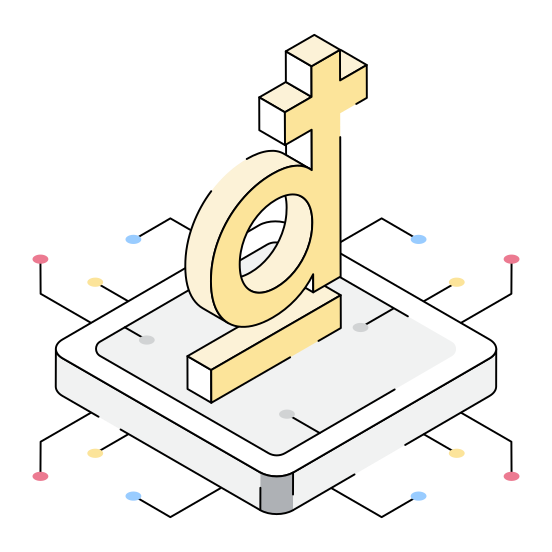 Money, Vietnamese, Digital, Nodes, Currency illustration