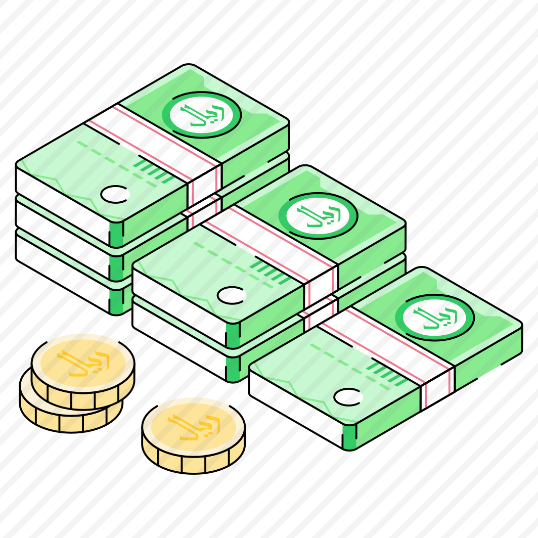 Riyal, Banknotes, Coins, Investment, Payment preview