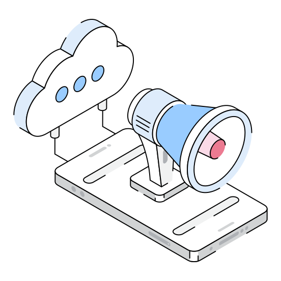 Cloud, Promotion, Publicity, Advertising, Mobile illustration