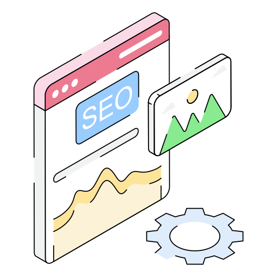 Content, Media, Multimedia, Creation, Service illustration