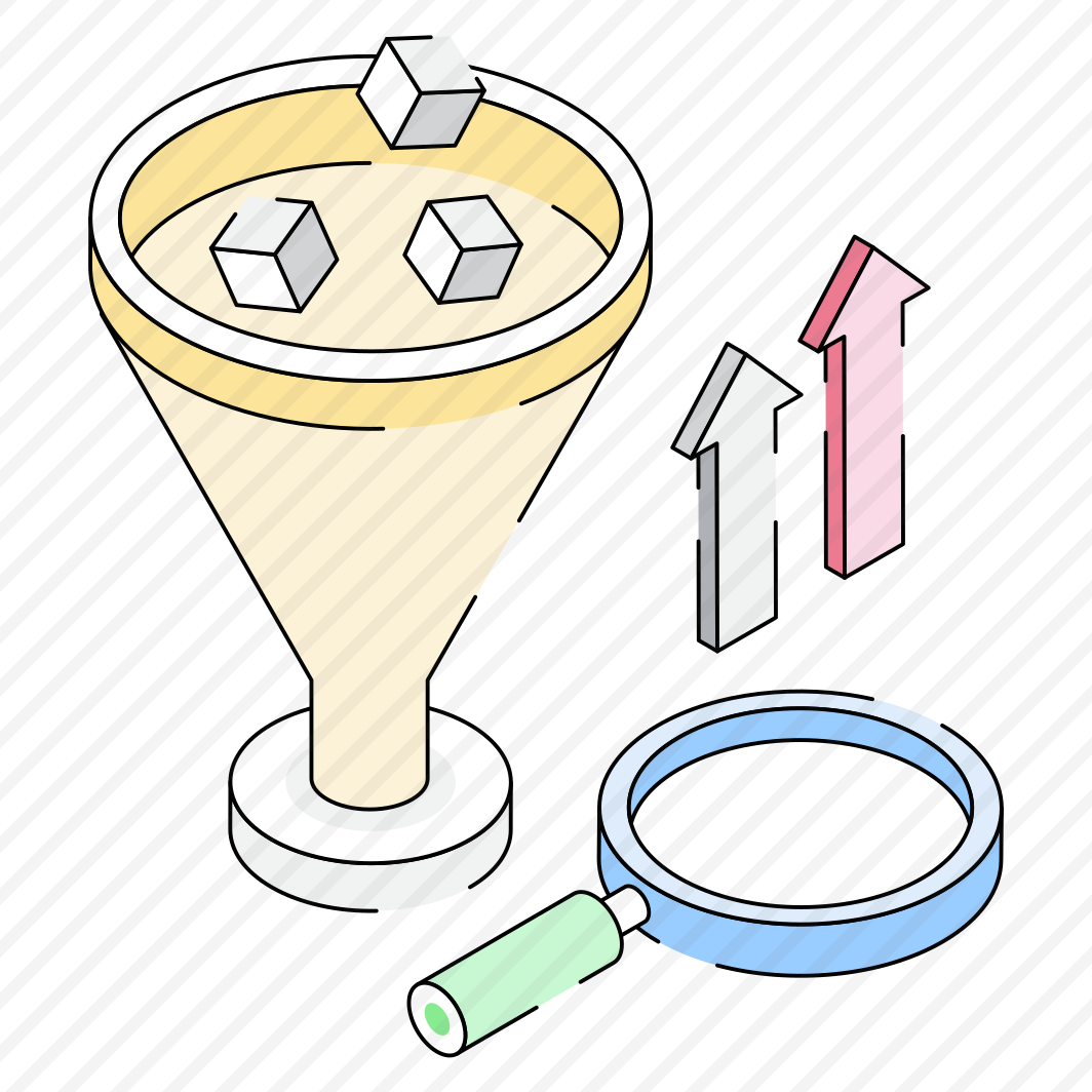 Data, Filtration, Funnel, Conversion, Search preview
