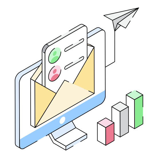 Email, Message, Correspondence, Send, Data illustration