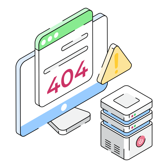 , Error, Web, Issue, Failure illustration