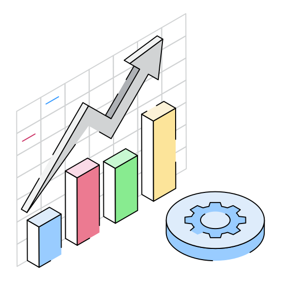 Growth, Analysis, Analytics, Infographics, Chart illustration