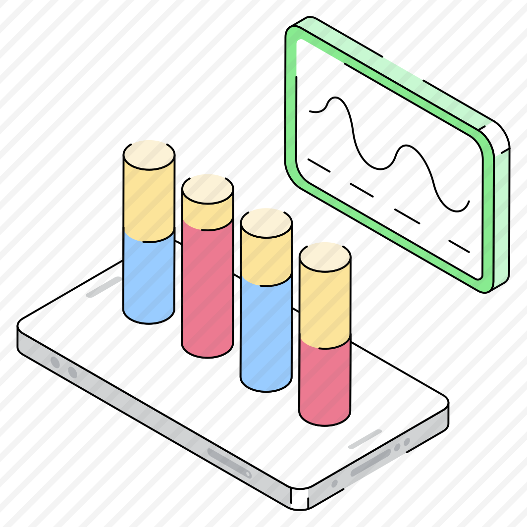Mobile, Analytics, Statistics, Infographics, Market preview