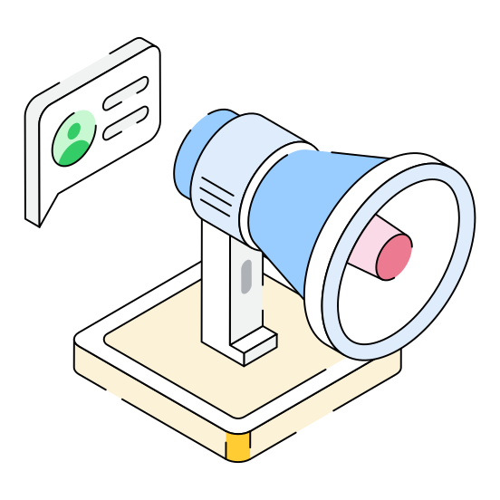 Publicity, Promotion, Megaphone, Loudspeaker, Speaker illustration