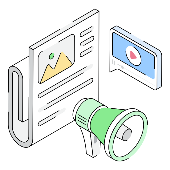 Video, Advertising, Promotion, Media, Print illustration