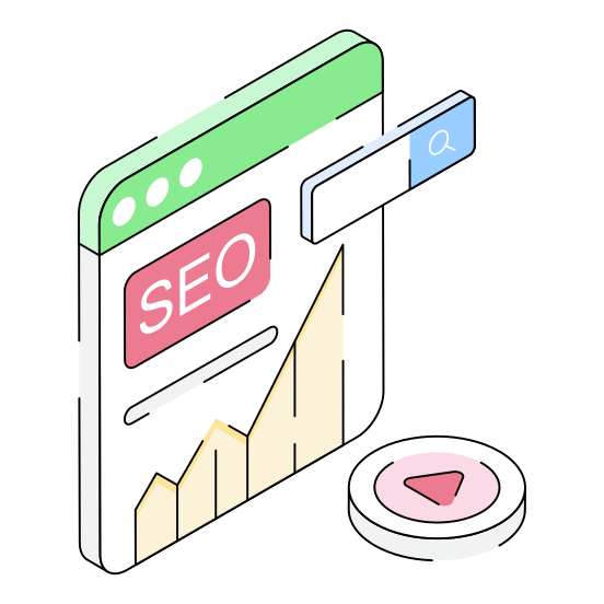 Video, Content, Media, Website, Analysis illustration