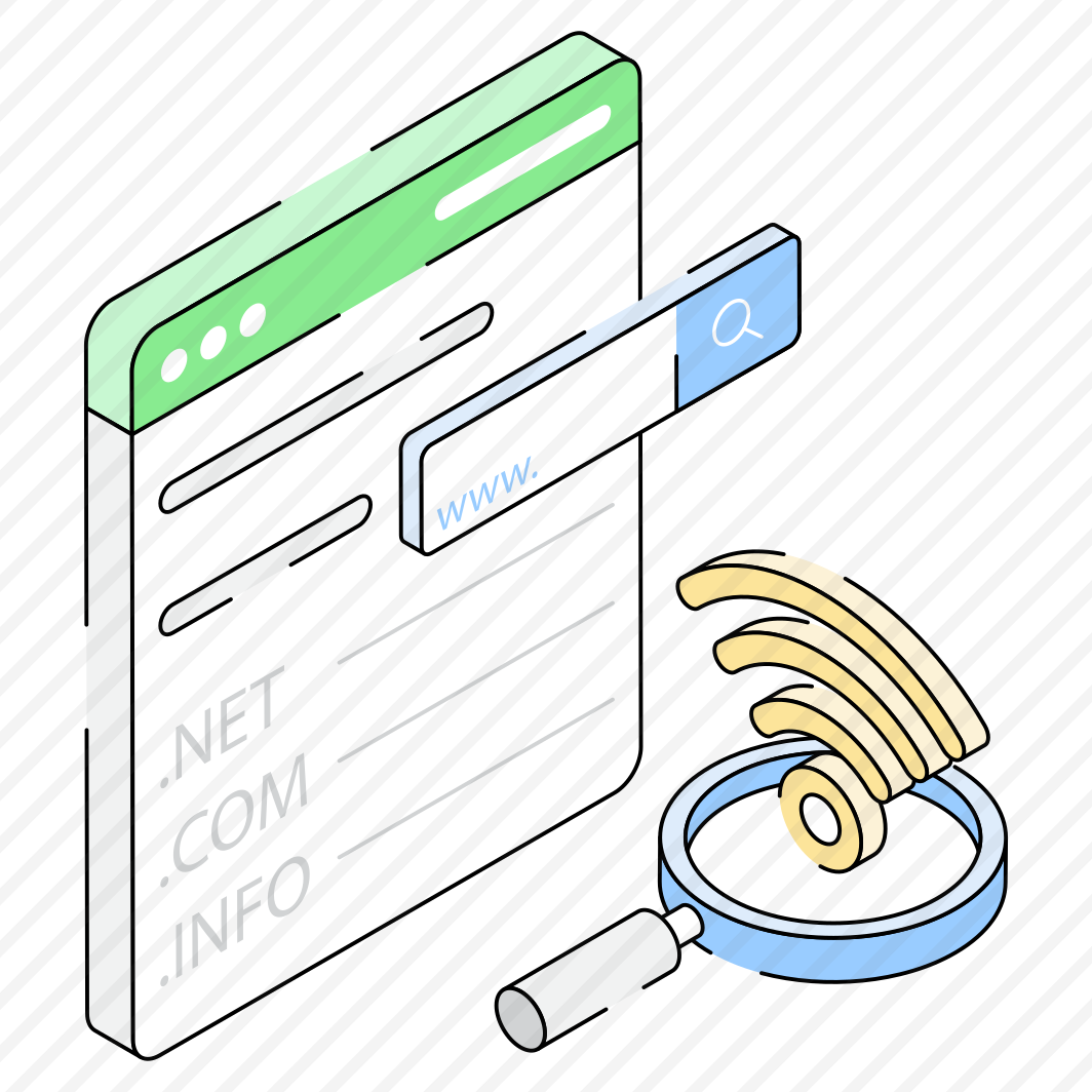 Web, Address, Domains, Registration, Site preview