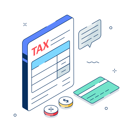 Business, Tax, Form, Payment, Financial, Accounting, Taxation illustration