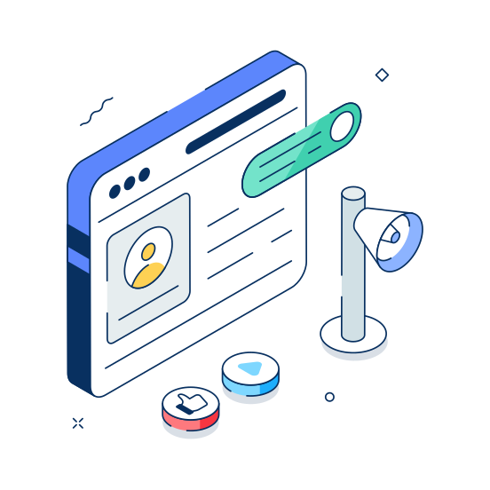 Digital, Marketing, Website, Webpage, Internet, Business, Promotion illustration