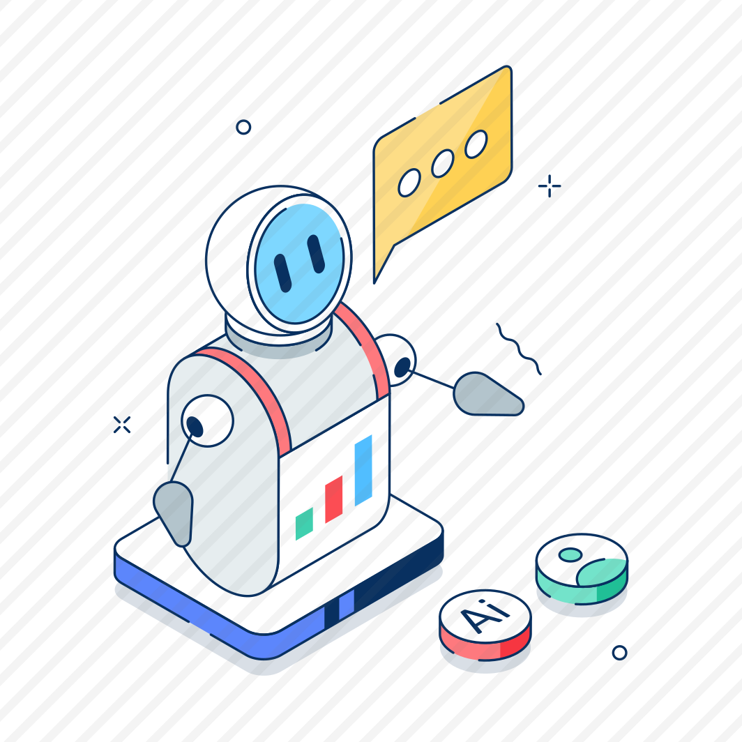 Robot, Assistant, Data, Analysis, Artificial, Market, Automation preview