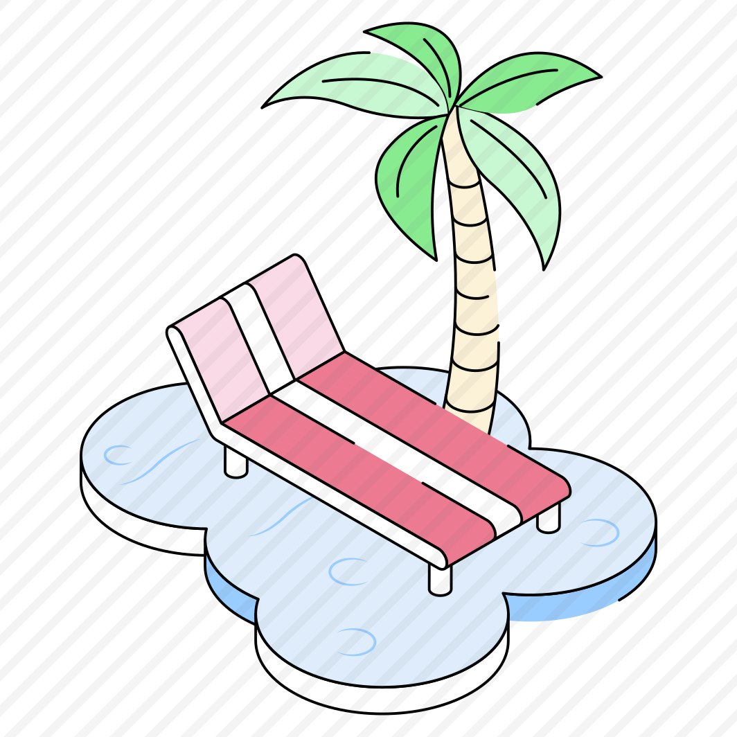 Beach, Bed, Sunbed, Tree, Tropical preview