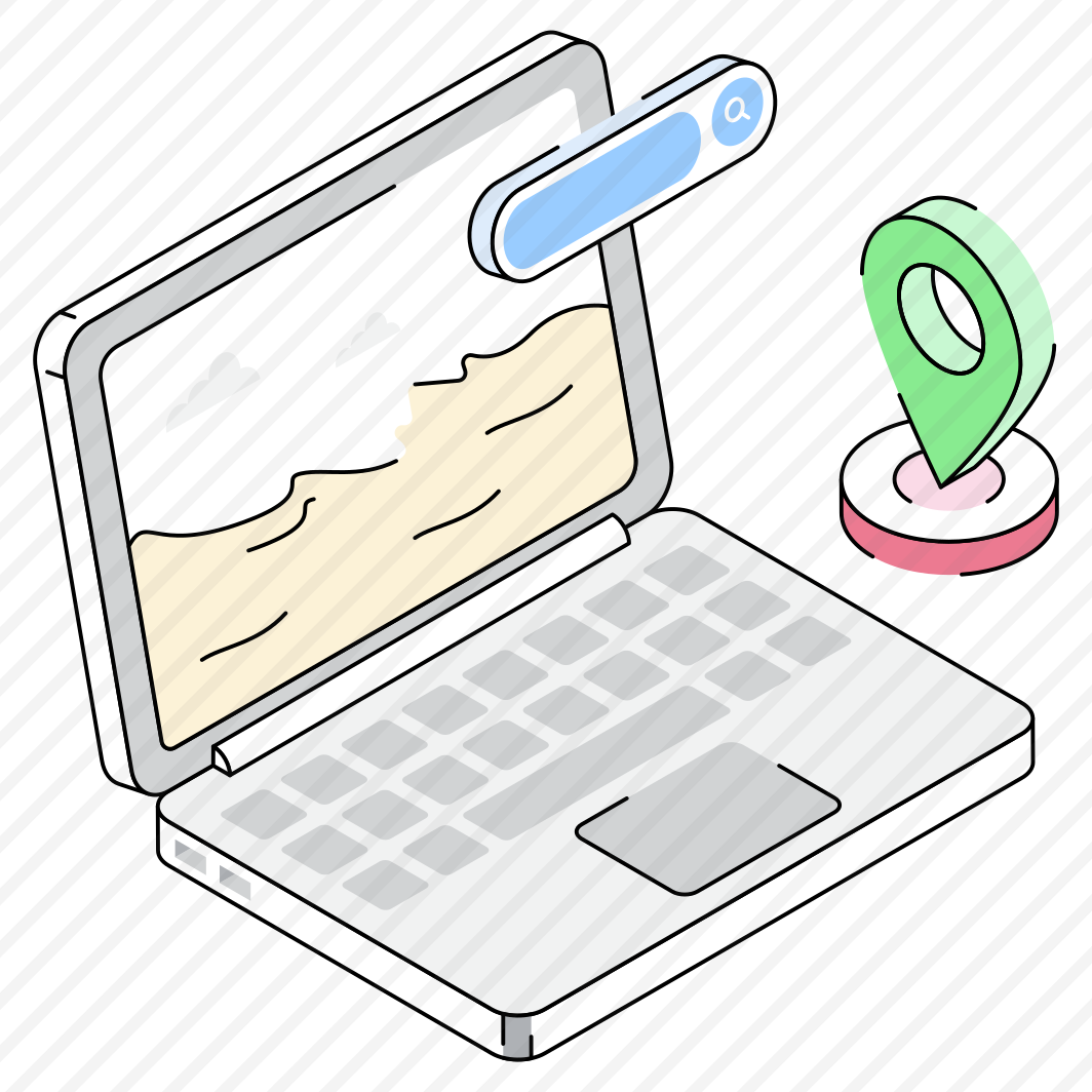 Laptop, Device, Search, Find, Location preview