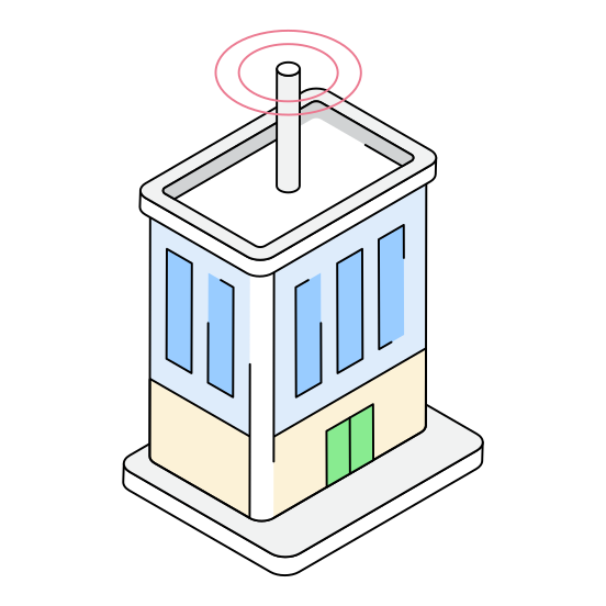 Building, Iot, Architecture, Property, Structure illustration