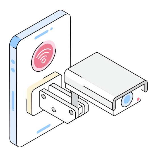 Cctv, Monitoring, Camera, Security, Device illustration