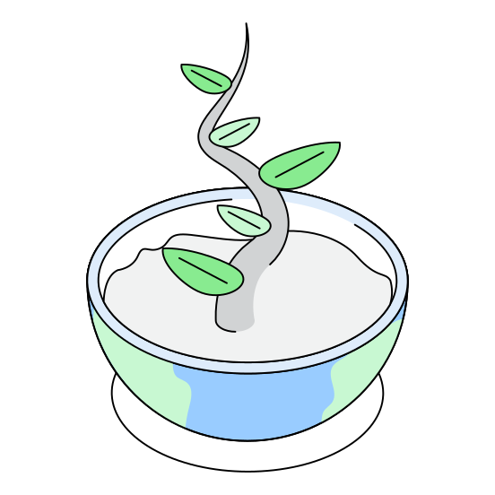 Eco, Friendly, Environmental, Growing, Plant illustration