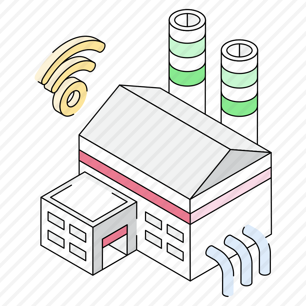 Industry, Factory, Iot, Wifi, Signals preview