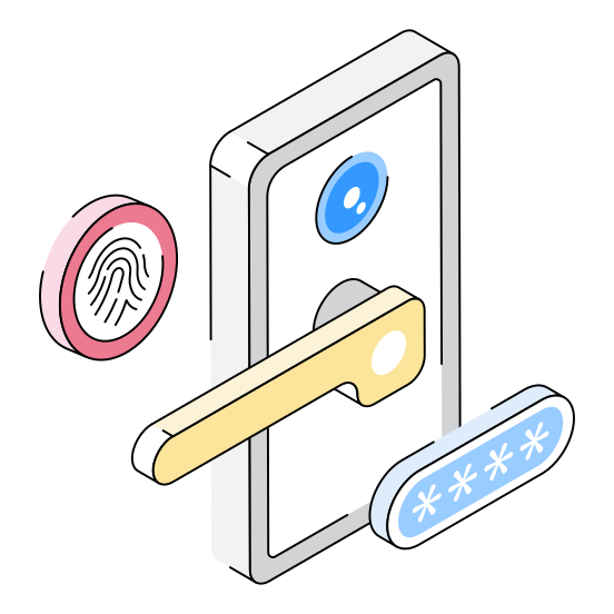 Lock, Handle, Security, Wireless, Knob illustration