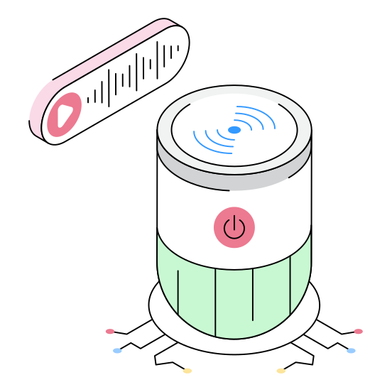 Speaker, Bluetooth, Woofer, Subwoofer, Device illustration