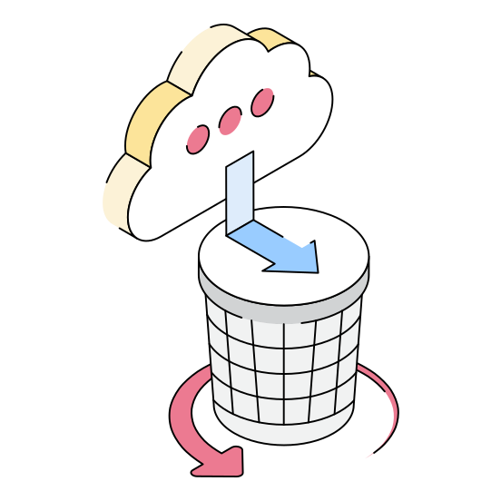 Backup, Import, Download, Cloud, Storage illustration