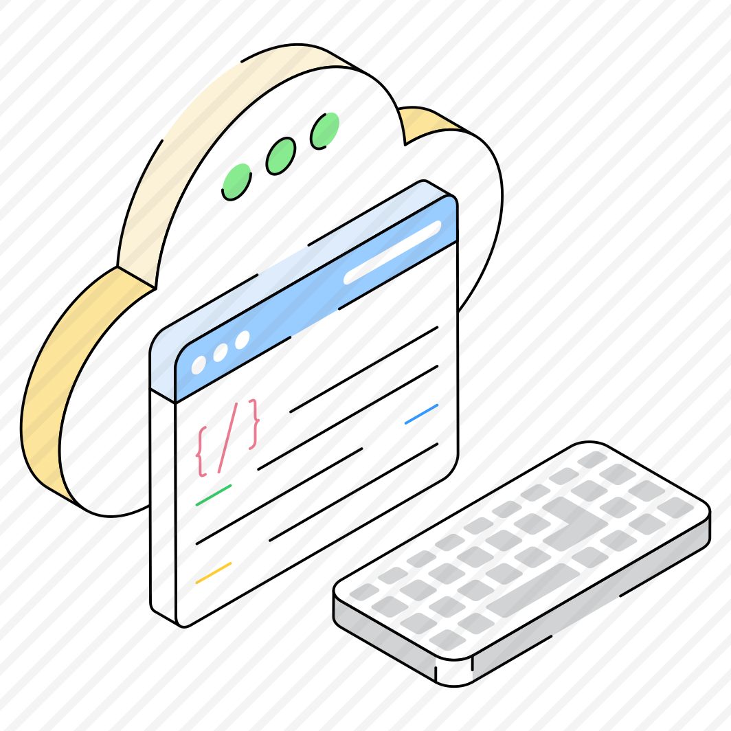 Coding, Programming, Keyboard, Cloud, Storage preview