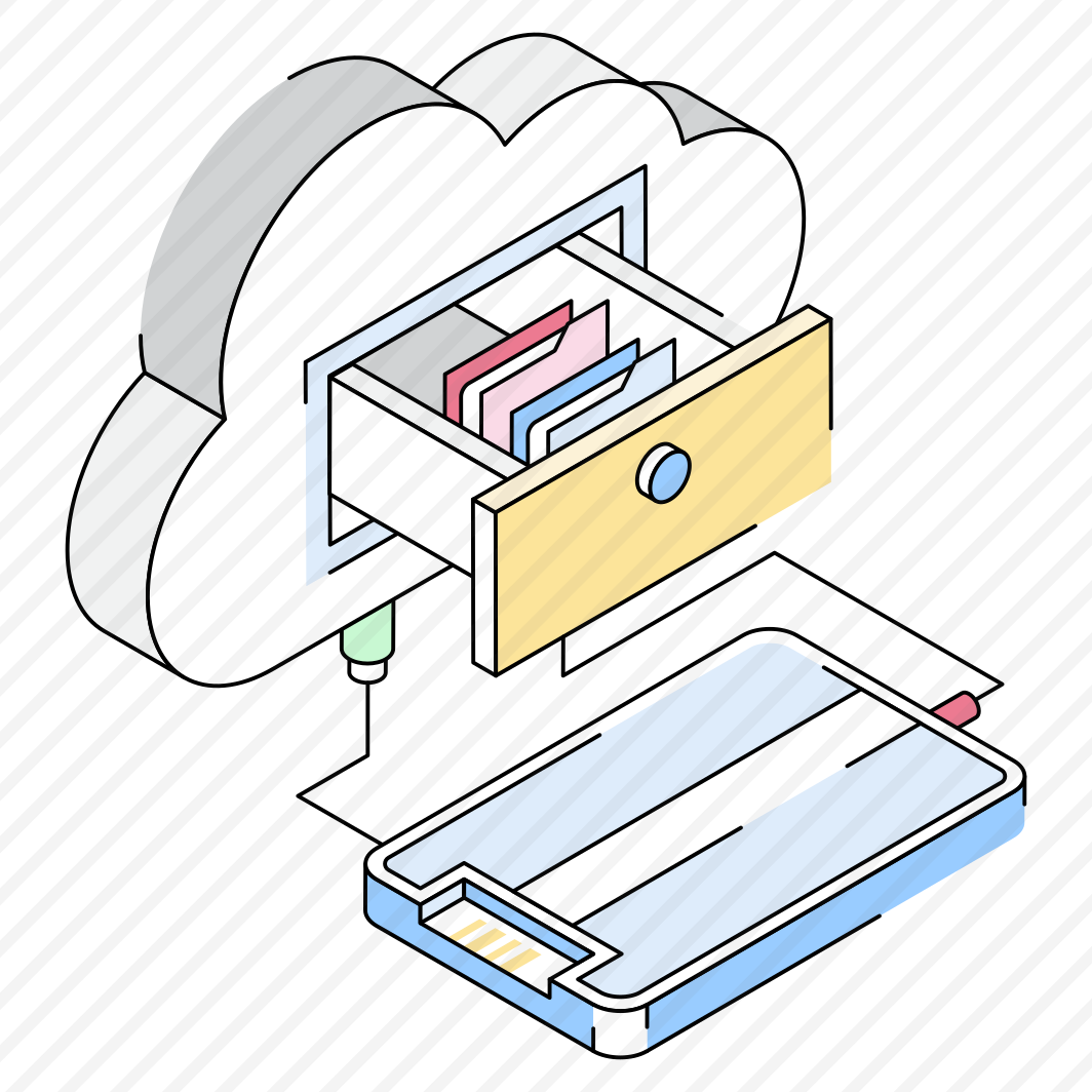Drawer, Folder, Files, Cloud, Storage preview