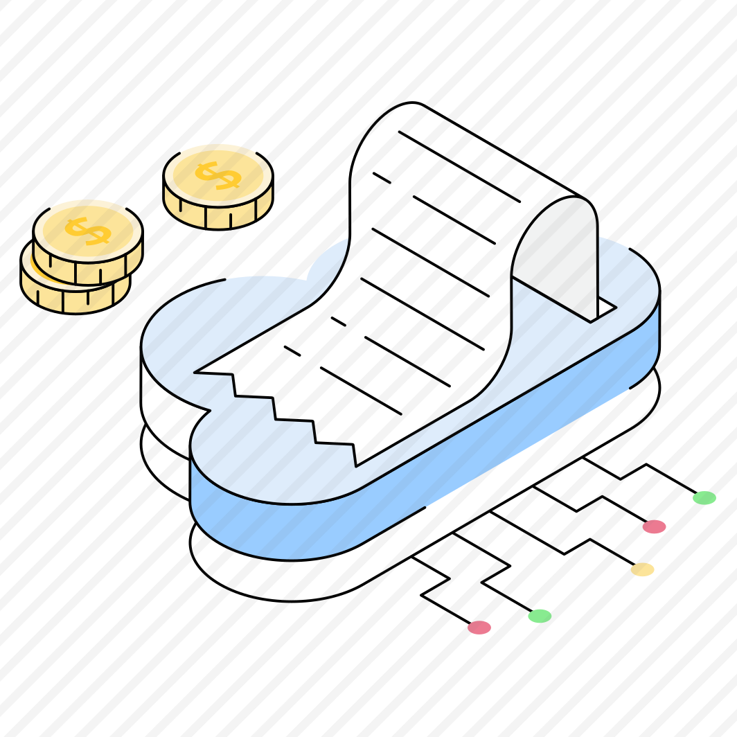 Invoice, Billing, Money, Cloud, Storage preview