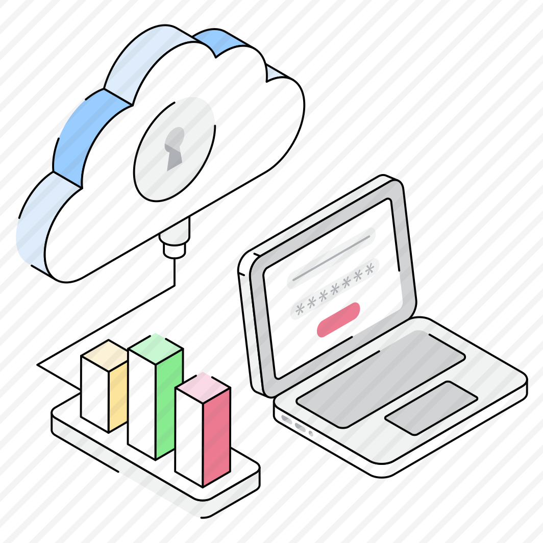 Login, Password, Lock, Laptop, Cloud preview