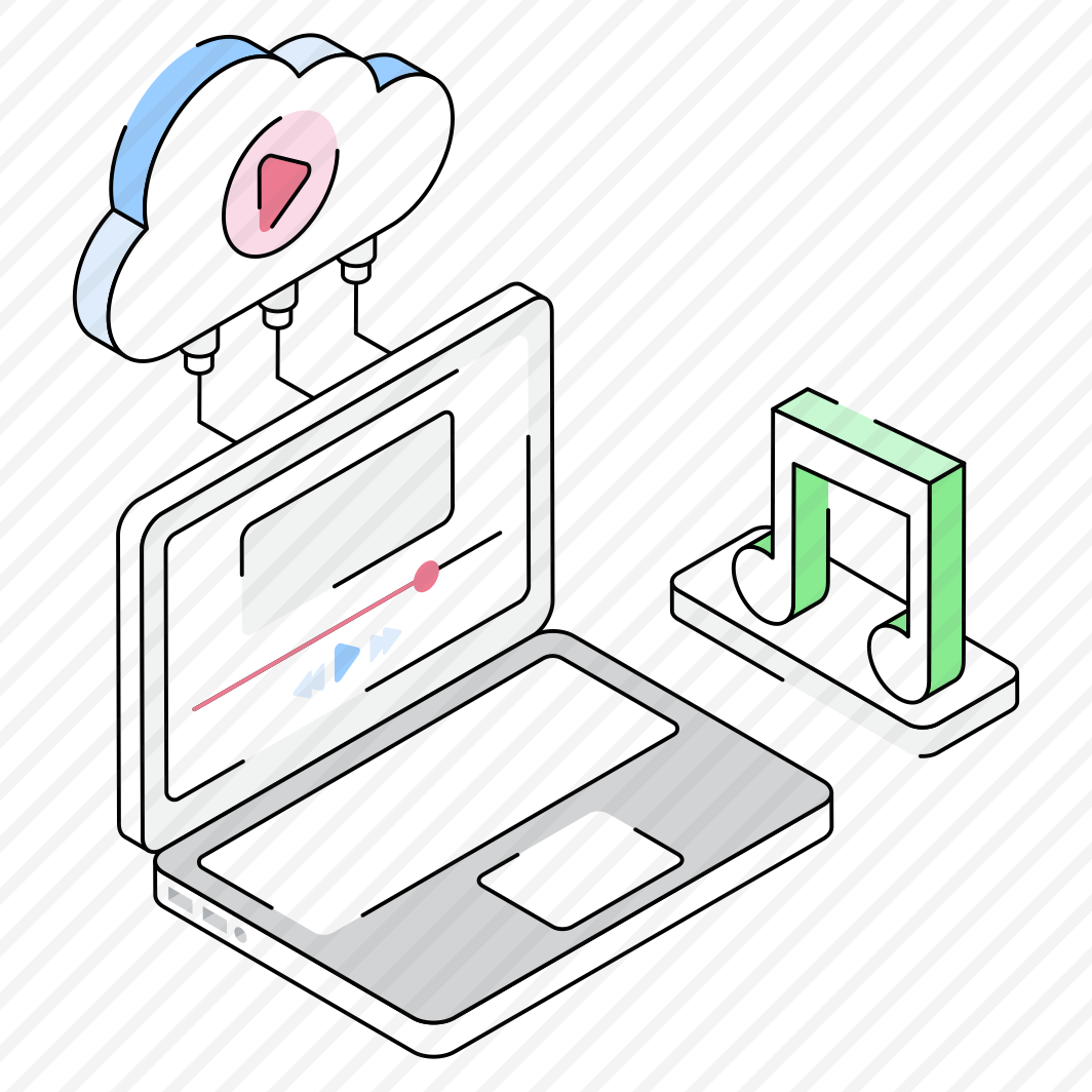 Music, Media, Laptop, Cloud, Storage preview