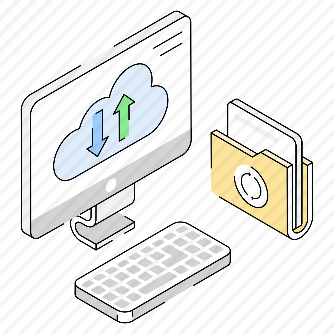 Transfer, Folder, Computer, Cloud, Storage preview