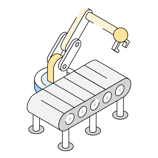 Conveyor, Robotics, Robot, Bot, Device illustration