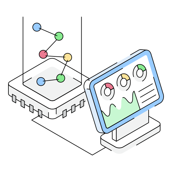 Data, Infographics, Analysis, System, Ai illustration