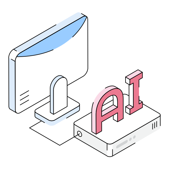 System, Pc, Device, Ai, Ml illustration