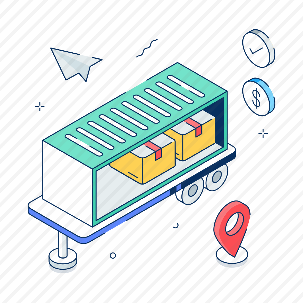 Cargo, Container, Freight, Truck, Delivery, Transportation, Shipping, preview