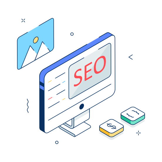 Digital, Marketing, Seo, Optimization, Strategy, Online, illustration