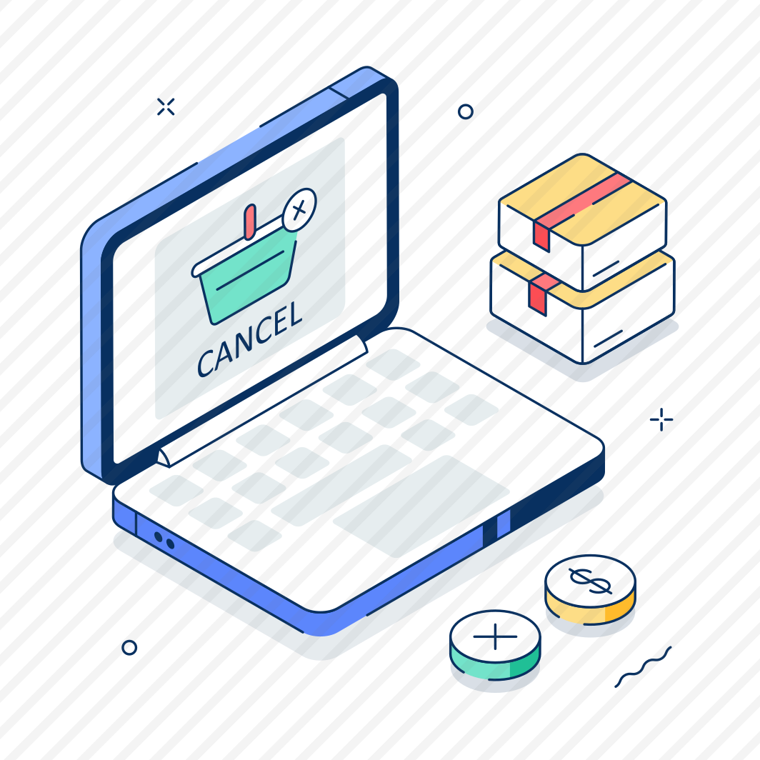 Order, Cancellation, Online, Refund, Rejection, Delivery, Package, preview