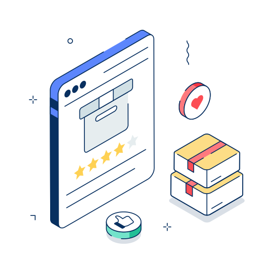 Product, Review, Online, Shopping, Ecommerce, Feedback, Ranking, illustration