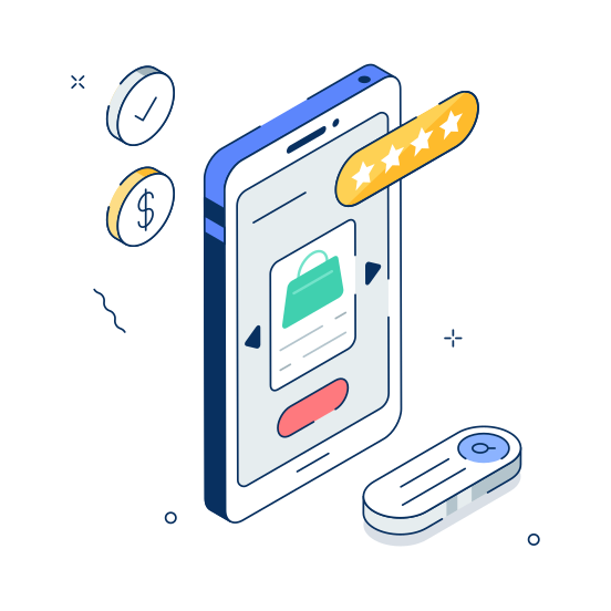 Product, Selection, Choose, Shopping, Ecommerce, Mobile, Online, illustration