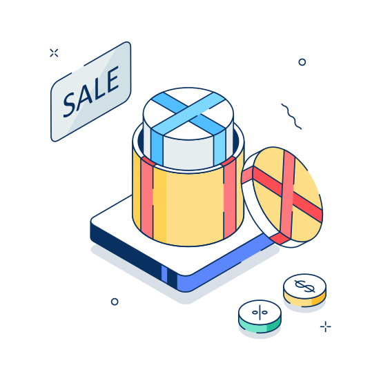 Special, Offer, Sale, Discount, Present, Online, Shopping, illustration