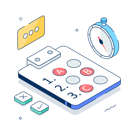 Examination, Time, Test, Education, School illustration